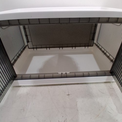 2PK ASSHMKIT STORAGE BOX CABINET WITH LID - 25.2" X 15.7" X 14.7" - WHITE/BLACK/BROWN image 4
