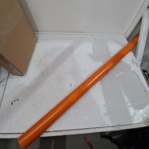 MULTIPURPOSE CRAFT VINYL ROLL - APPROX. 15FT - ORANGE image 2
