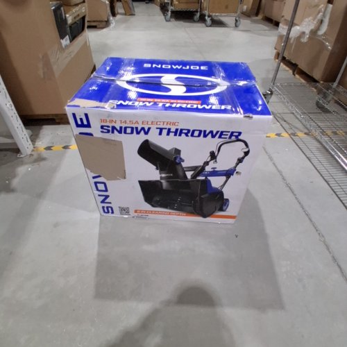 SNOW JOE CORDED ELECTRIC SNOW THROWER WITH LIGHT - 18"/14.5AMP - BLUE/BLACK (MODEL: SJ619E) image 6