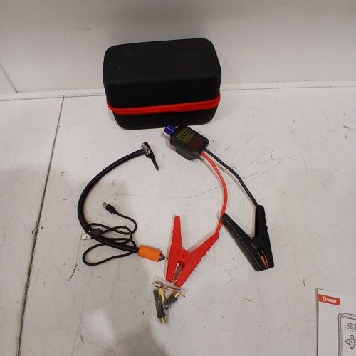 SOULOR CAR BATTERY BOOSTER JUMP STARTER WITH AIR COMPRESSOR - 160PSI - 6000A - 14.0L - BLACK/RED (MODEL: CYD27) image 4