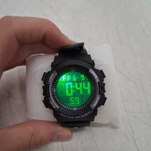 KIDS WATERPROOF CASUAL DIGITAL WRISTWATCH - OSFM - BLACK image 3