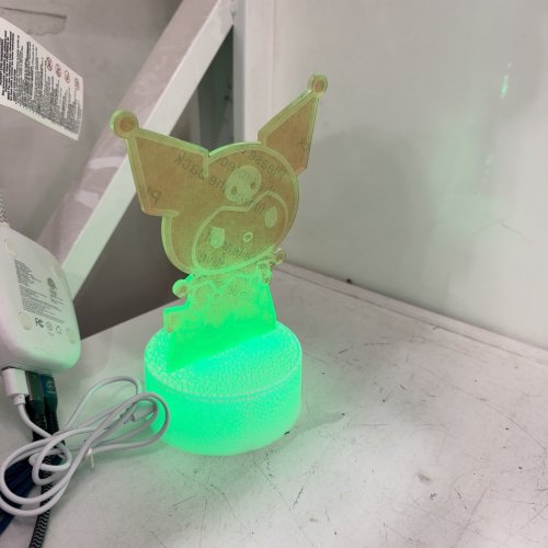 3D CREATIVE VISUALIZATION ILLUSION LAMP - KUROMI - MULTICOLOUR image 2
