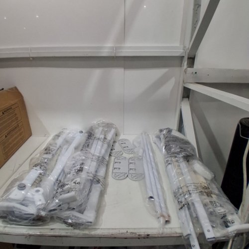 3PK AQUAVOGUE BED RAILS - KING - 78.7" X 78.7" X 74.8" - GREY image 2