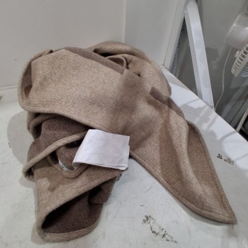 CHALET DECOR WOVEN THROW BLANKET - 60" X 70" - BROWN / BEIGE (STYLE : 1901560) image 2