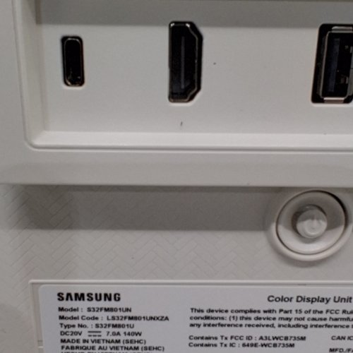 SAMSUNG M8 SERIES 32" SMART MONITOR WITH SMART TV APPS, SLIMFIT CAMERA, AND SAMSUNG VISION AI - 4K UHD AI UPSCALING - WHITE (MODEL: S32FM801UN) image 12