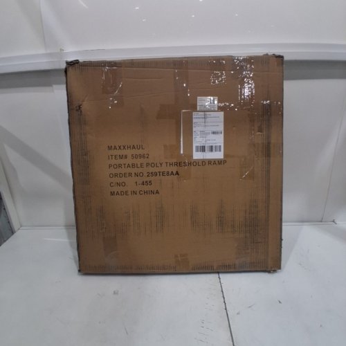 MAXXHAUL HEAVY DUTY CURB RAMP PORTABLE POLY THRESHOLD LOADING RAMP - 1000LBS WEIGHT CAPACITY - YELLOW (MODEL: 50962) image 4