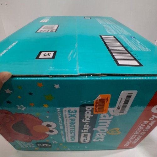 124PK PAMPERS BABY DRY ULTRA FRAGRANCE FREE 3X PROTECTION DIAPERS - SIZE 6 (35LB+) image 3