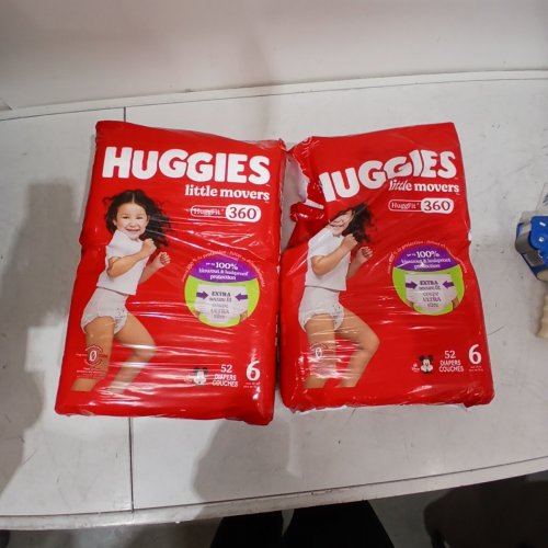 96PK HUGGIES LITTLE MOVERS DISNEY BABY DIAPERS - SIZE 6 (OVER 35 LBS) image 2