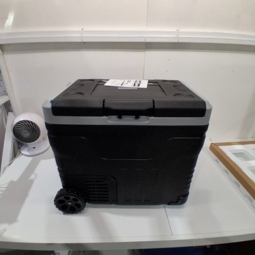 EUHOMY PORTABLE COOLER ON WHEELS FOR CAR - 12V - 50L - BLACK (MODEL: CFB-50) image 7