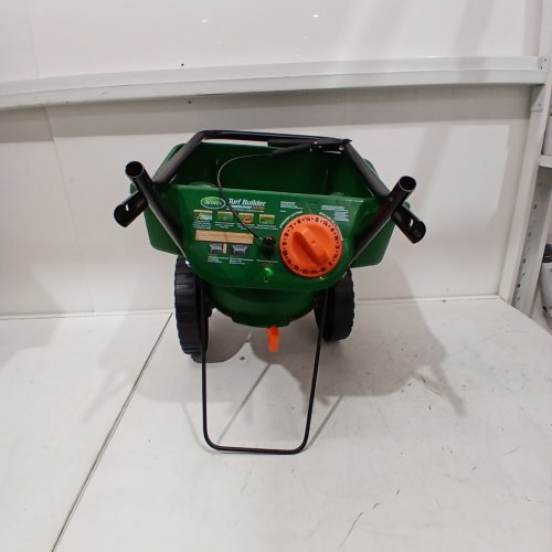 SCOTTS TURF BUILDER EDGEGUARD MINI BROADCAST SPREADER - GREEN image 2