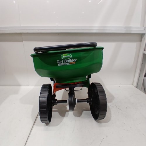 SCOTTS TURF BUILDER EDGEGUARD MINI BROADCAST SPREADER - GREEN image 5