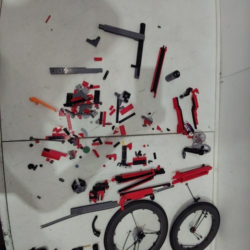 1015PC LEGO ICONS ROAD BIKE RACING BIKE WITH REALISTIC DETAILS BUILDING SET FOR ADULTS - AGES 18+ - RED/BLACK (MODEL: 11380) image 4