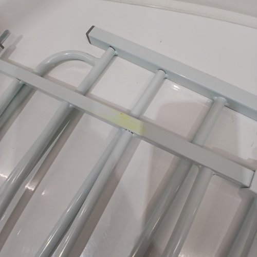 REGALO EASY STEP EXTRA WIDE METAL SAFETY GATE - 30" X 29"- 49" - WHITE (MODEL: 1164EWDS) image 4
