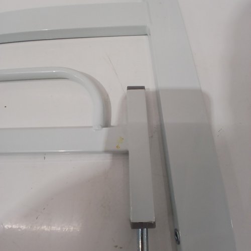 REGALO EASY STEP EXTRA WIDE METAL SAFETY GATE - 30" X 29"- 49" - WHITE (MODEL: 1164EWDS) image 5