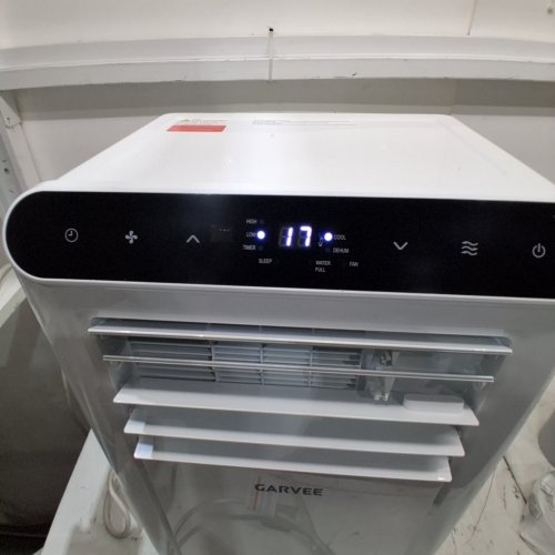 GARVEE 3-IN1 PORTABLE AIR CONDITIONER AC UNIT WITH DEHUMIDIFIER FAN AND REMOTE CONTROL - 8000BTU/HR - 115V - 60HZ - 770W - 6.8A - 13" X 15.9" X 34.8" - WHITE (MODEL: NPLJ12A-05C/X1E) image 2