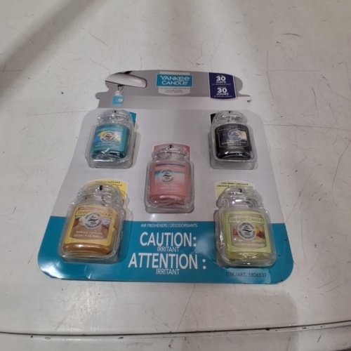 5PC YANKEE CANDLE CAR JAR ULTIMATE AIR FRESHENER (MODEL: 1806537) image 2
