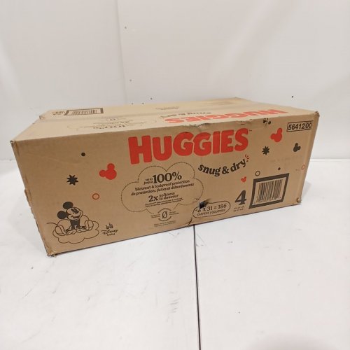 186PK HUGGIES SNUG AND DRY DIAPERS - SIZE 4 image 2