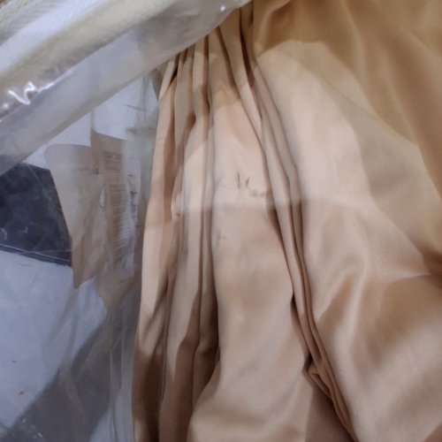 7PK NSSONBEN CEILING DRAPES/BACKDROP PANELS - 5FT X 20FT EACH - CHAMPAGNE/BEIGE image 4