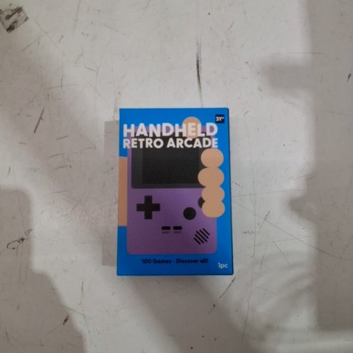 J'ADORE HANDHELD RETRO ARCADE GAME - 100 GAMES - 3.1" X 4.7" - PURPLE (MODEL: 851781) image 2