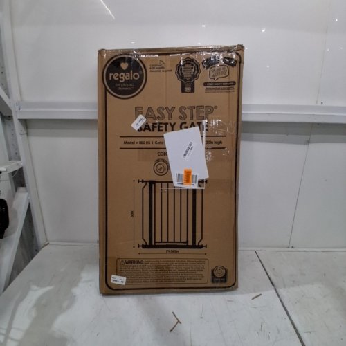 REGALO EASY STEP SAFETY GATE - 29"- 38.5" - WHITE (MODEL : 1160-DS) image 4