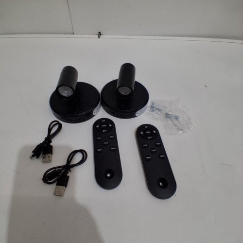 2PK EZVALO WIRELESS LED UP LIGHTING WITH TIMER ＆ DIMMABLE REMOTE - BLACK image 3