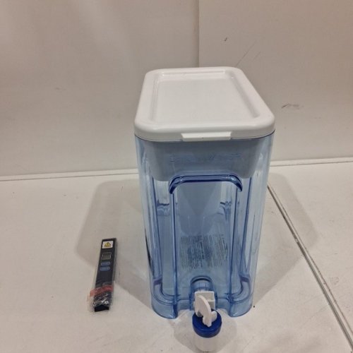 ZEROWATER READY-POUR DISPENSER WATER FILTER PITCHER - 20 CUP / 4.7L - CLEAR/BLUE image 2