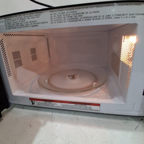 CHEFMAN COUNTERTOP MICROWAVE OVEN - 1.1CU.FT - BLACK (MODEL: RJ55-11B-V2-CA) image 4