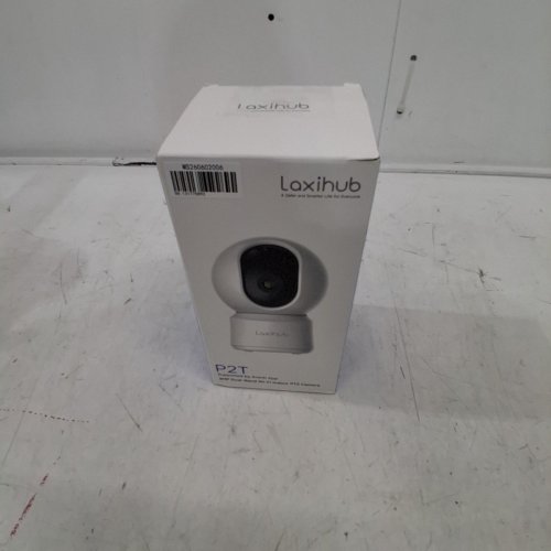 LAXIHUB 360° VIEW 2K SMART CAMERA WITH PHONE APP, PAN/TILT, MOTION & SOUND DETECTION, NIGHT VISION, TWO-WAY AUDIO, WORKS WITH ALEXA - WHITE (MODEL: P2T) image 4