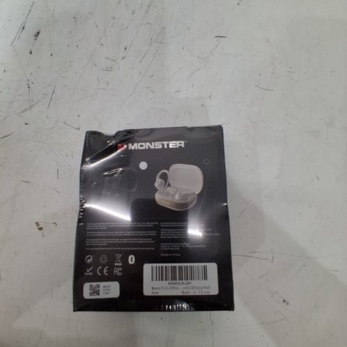 MONSTER N-LITE 216 WIRELESS EARBUDS WITH EARHOOKS - BLACK (MODEL: MH22262) image 3