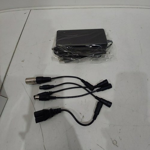 LITHIUM BATTERY CHARGER WITH MUTLIPLE PLUGS 84V - 5A - BLACK image 2