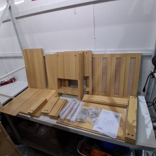 2PK GARVEE WOOD STORAGE CABINET - CHERRY WOOD (ITEM: PHK_34RFYA8P) image 2