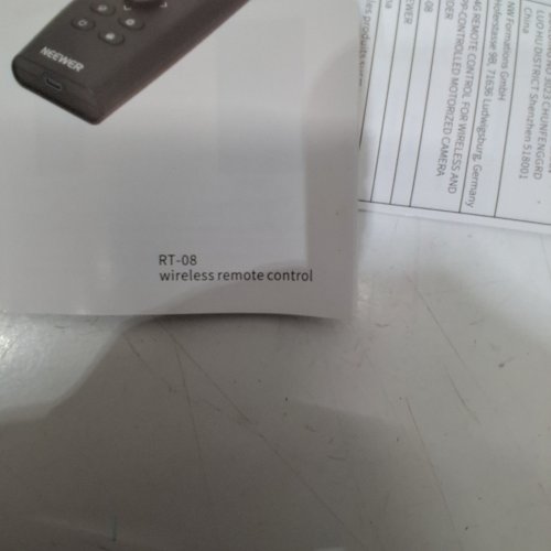 NEEWER WIRELESS REMOTE CONTROL - BLACK (MODEL: RT-08) image 3