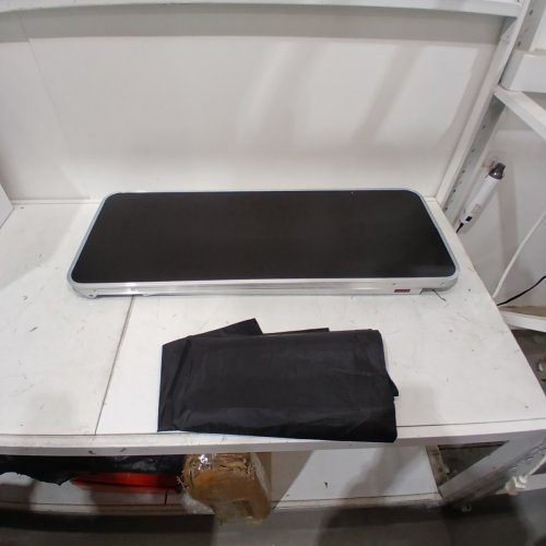 PORTABLE FOLDING LIGHTWEIGHT BAR TABLE AND CARRY-BAG - 39" - BLACK/SILVER image 2