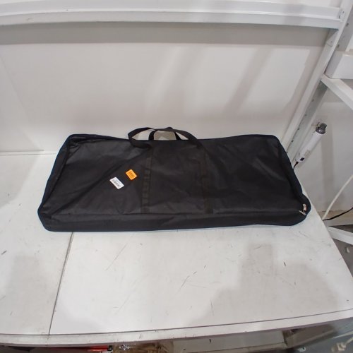 PORTABLE FOLDING LIGHTWEIGHT BAR TABLE AND CARRY-BAG - 39" - BLACK/SILVER image 5