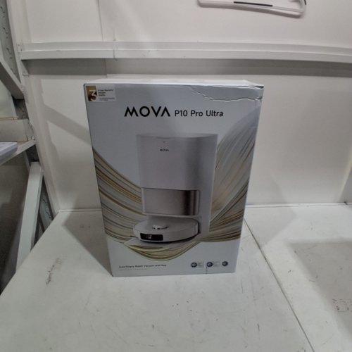 MOVA P10 PRO ULTRA GEN 2 ROBOT VACUUM AND MOP - 26000PA SUCTION, 100°C HOT WATER AUTO MOP WASHING, 1-HOUR HOT AIR DRYING, ALL-IN-ONE DOCK - WHITE - (MODEL: RLP55SE) image 2