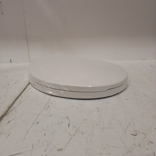EILLBAR ROUND TOILET SEAT WITH SOFT CLOSE - 16.5" - WHITE image 2