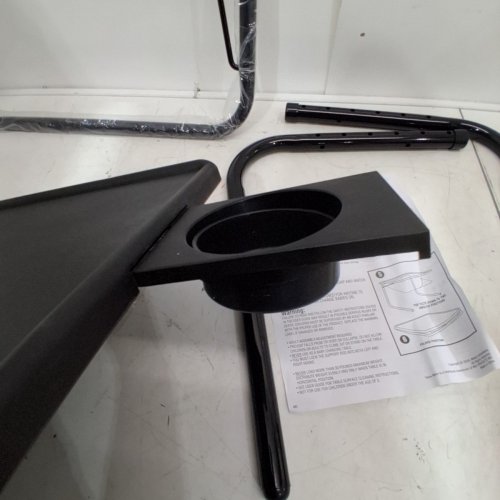 TABLE-MATE ADJUSTABLE FOLDING TABLE WITH CUP HOLDER - BLACK (MODEL: 3350SL) image 5