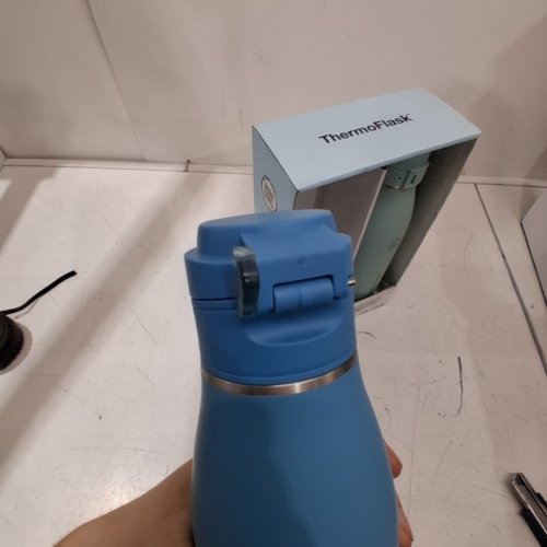 2PK THERMOFLASK LEAKPROOF COMFORT SIP STAINLESS STEEL BOTTLE - 25OZ - PURPLE/MINT image 4