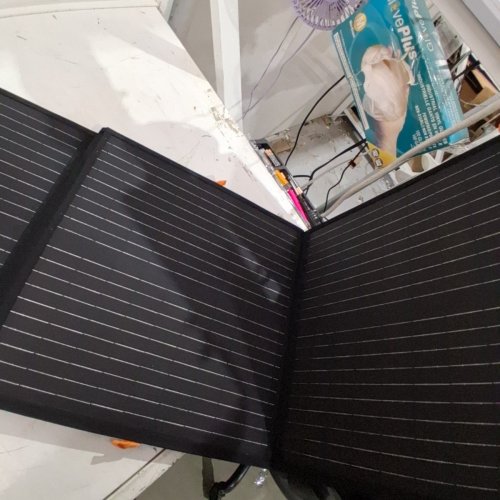 FLEXSOLAR FOLDABLE PORTABLE SOLAR PANEL - 100W - BLACK image 6