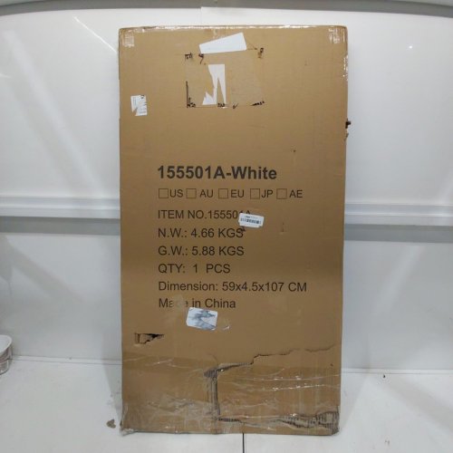 APEXCHASER FOLDABLE CLOTHES DRYING RACK - 62.4" X 35.4" - WHITE (MODEL: 155501A-WHITE) image 7