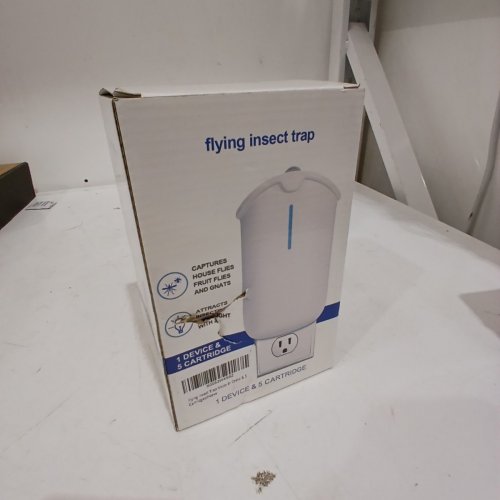 ZUYHNGE INDOOR UV LIGHT PLUG IN FLYING INSECT TRAP WITH 5 REFILL CARTRIDGES (MODEL: HU-364) image 2
