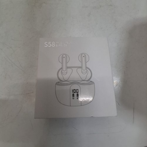 XIAOWTEK S58 TRUE WIRELESS STEREO EARBUDS WITH BUILT IN MIC IPX5 WATERPROOF SPORT EARBUDS WITH TYPE C CHARGING CASE - WHITE (MODEL:S58) image 8