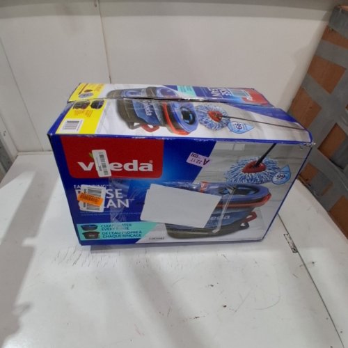 VILEDA EASYWRING RINSECLEAN SPIN MOP & BUCKET SYSTEM - GREY/BLUE (MODEL: 168467) image 7
