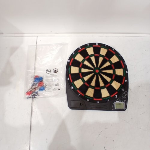 FRANKLIN SPORTS ELECTRONIC DARTBOARD SOFT TIP LCD DIGITAL SCORING 65 GAMES (MODEL:3643X) image 2