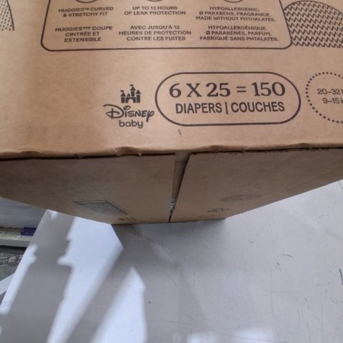 150PK HUGGIES LITTLE MOVERS DIAPERS - SIZE 4 - WHITE image 3
