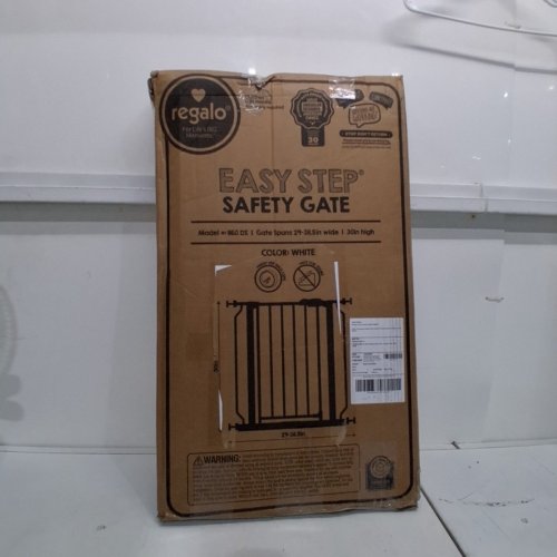 REGALO EASY STEP SAFETY GATE - 29"- 38.5" - WHITE (MODEL : 1160-DS) image 3
