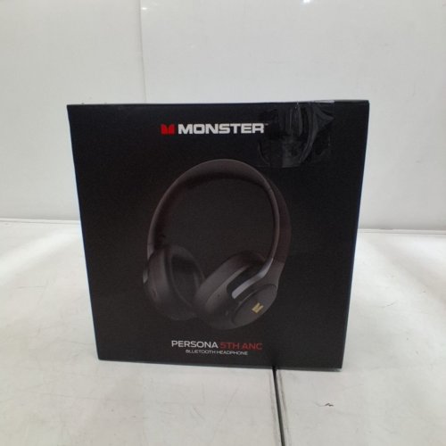 MONSTER PERSONA 5TH HYBRID ACTIVE NOISE CANCELLING HEADPHONES WITH DEEP BASS, BLUETOOTH CONNECTION AND 70HR PLAYTIME - BLACK image 8