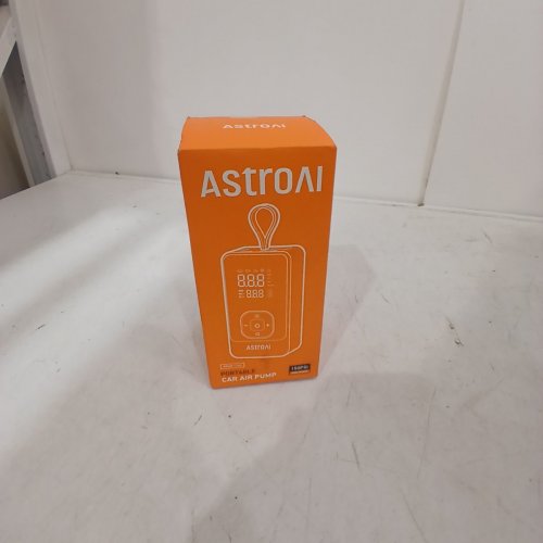 ASTROAI PORTABLE CAR AIR PUMP - 150 PSI, 45W, 7.4 V 1800 MAH - BLACK / YELLOW (MODEL: AIRUN L7AIR) image 5