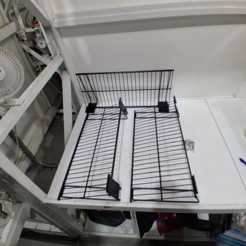 2PC WIRE SHELVES 24" X 12" - BLACK image 3