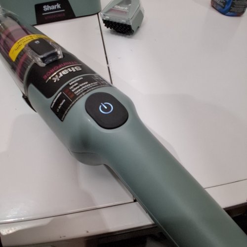 SHARK STAINFORCE CORDLESS HANDHELD CARPET/UPHOLSTERY STAIN CLEANER - (MODEL: HX101C) image 2